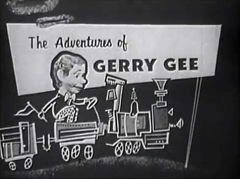 Opening title from The Adventures of Gerry Gee.